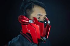 Masker Wajah yang Terinspirasi Robot Gundam
