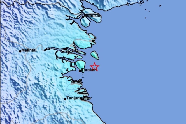Tarakan Diguncang Gempa M 4,8, Dipicu Aktivitas Sesar Tarakan