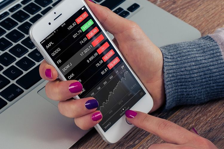 Ilustrasi investasi saham. 