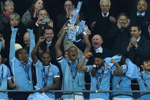 Menang Adu Penalti, Manchester City Juara Piala Liga Inggris 2015-2016 