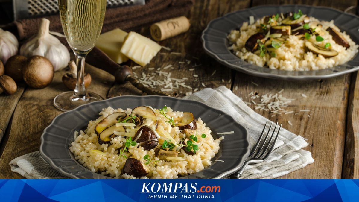 Resep Risotto Ayam dan Jamur Sederhana ala Masakan Rumahan