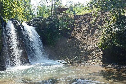 Lahan Air Terjun Babak Pelangi Lombok Tengah yang Rusak Dikeruk Ternyata Milik Warga