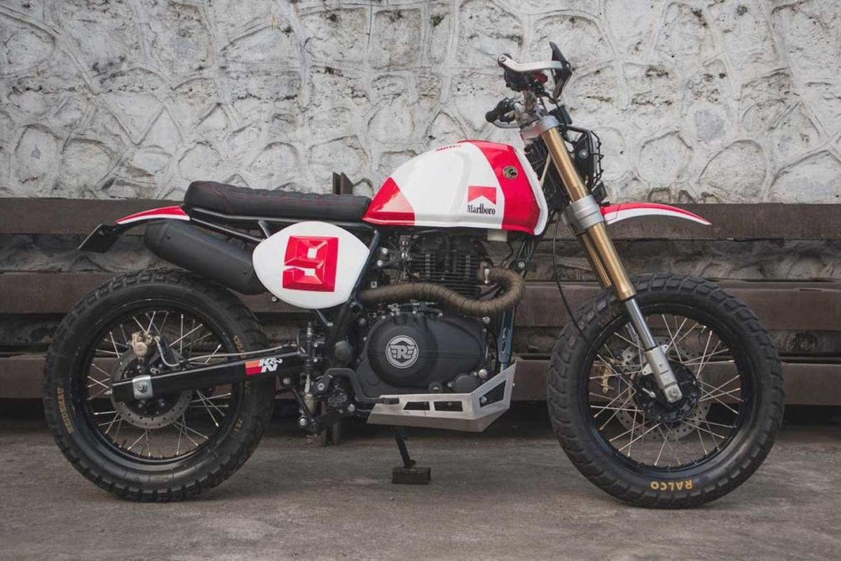 Royal Enfield Himalayan bergaya scrambler garapan Ricochet Motorcycles