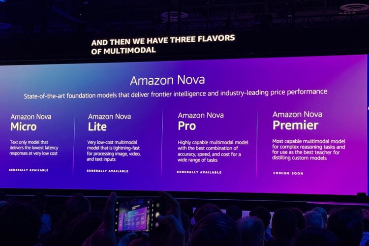 Amazon resmi meluncurkan model kecerdasan buatan (AI) terbarunya yang diberi nama Nova Premier. Model ini masuk dalam jajaran keluarga Nova yang sudah diperkenalkan Amazon pada Desember 2024 lalu.