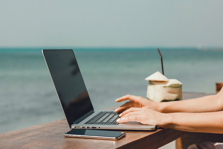 Ilustrasi digital tourism