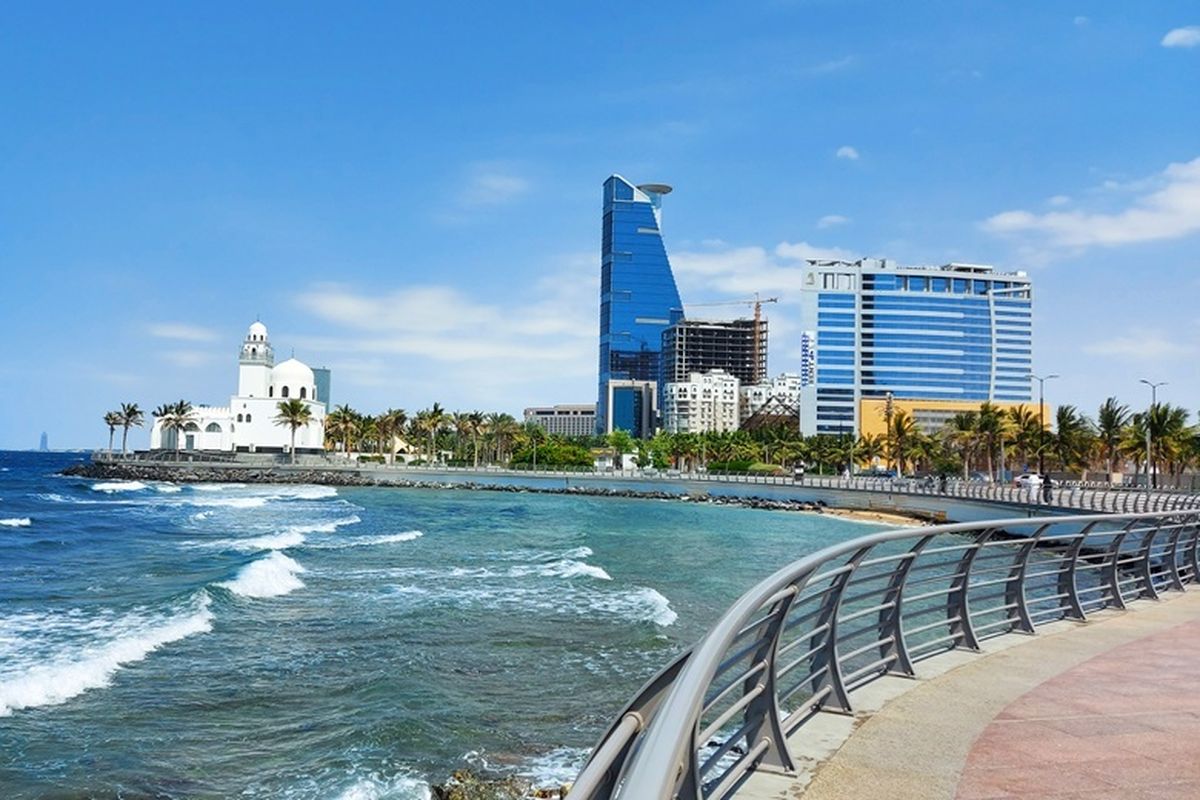 Jeddah Corniche, kawasan pesisir yang paling ikonik di Arab Saudi. 