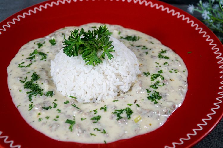 Carbonara rice creamy ala Foodplace. 