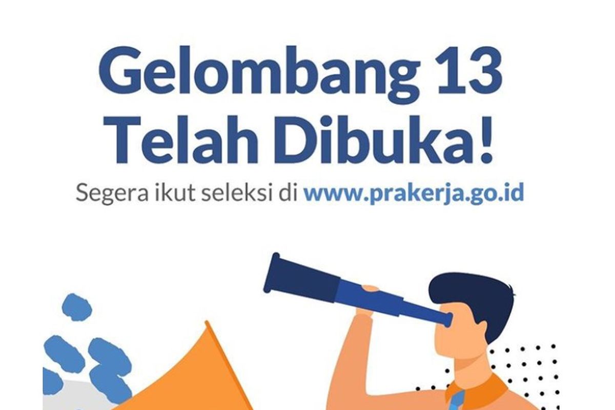 Kartu Prakerja gelombang 13.