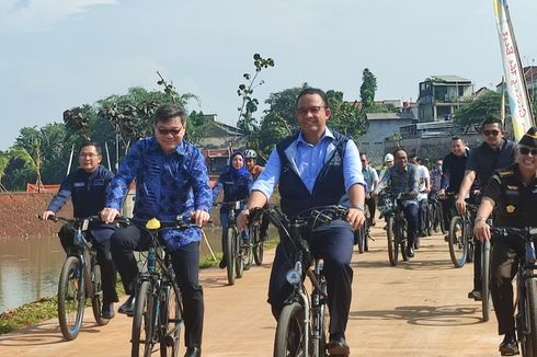 Anies Sebut Pembangunan Waduk Brigif Merujuk Konsep Sungai di Singapura dan Belanda