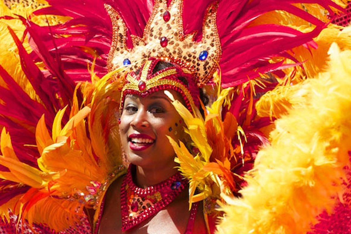 Karnaval di Rio de Janeiro, Brasil.