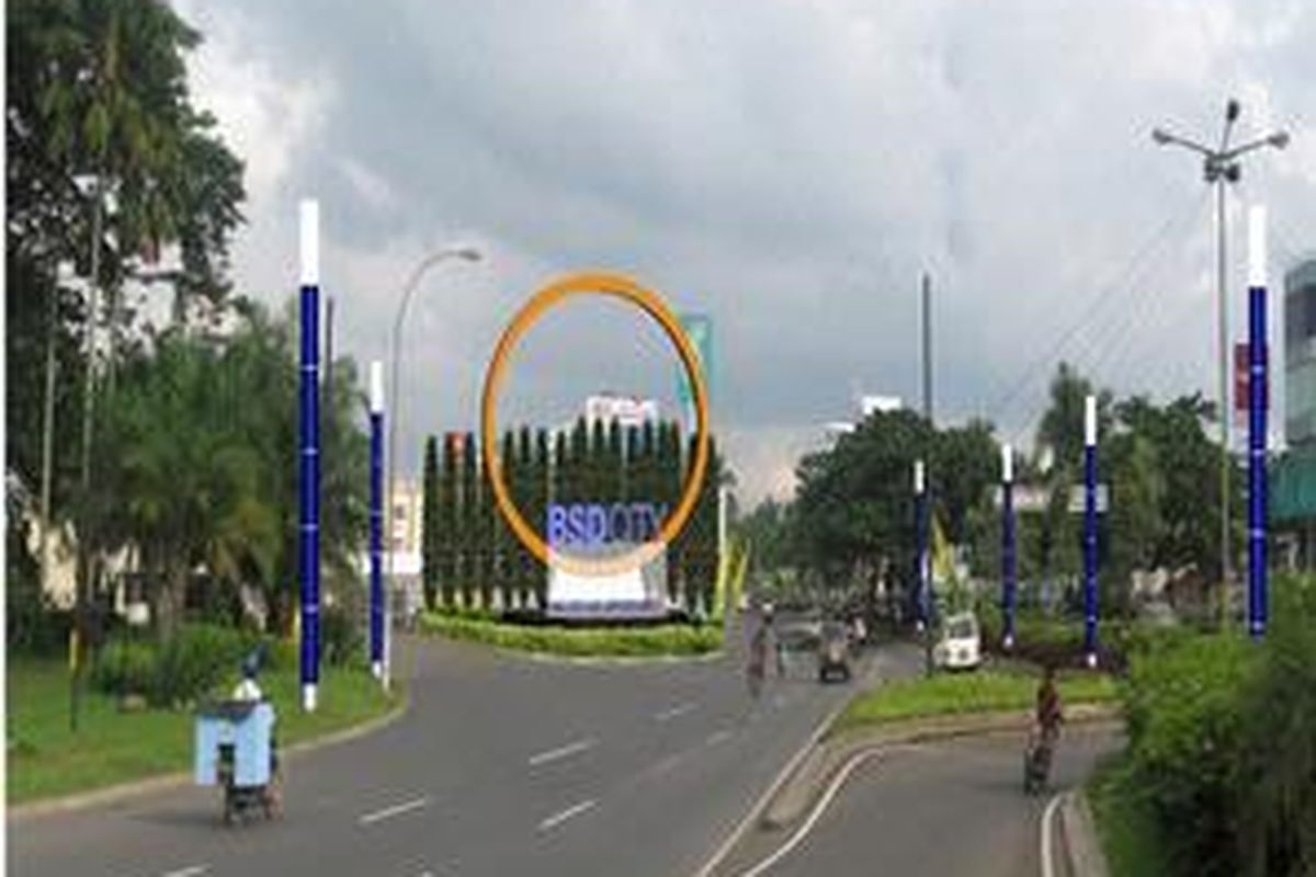 Gerbang Kota Mandiri BSD City, Serpong, Tangerang, Banten