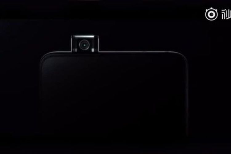 Ilustrasi ponsel Redmi Snapdragon 855 dengan pop-up camera