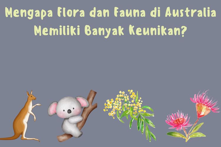 Mengapa Benua Austraia memiliki banyak keunikan flora dan fauna-nya? Keunikan flora fauna Benua Australia ini terjadi karena perubahan geografis.