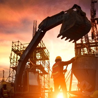 Ilustrasi proyek pembangunan infrastruktur 