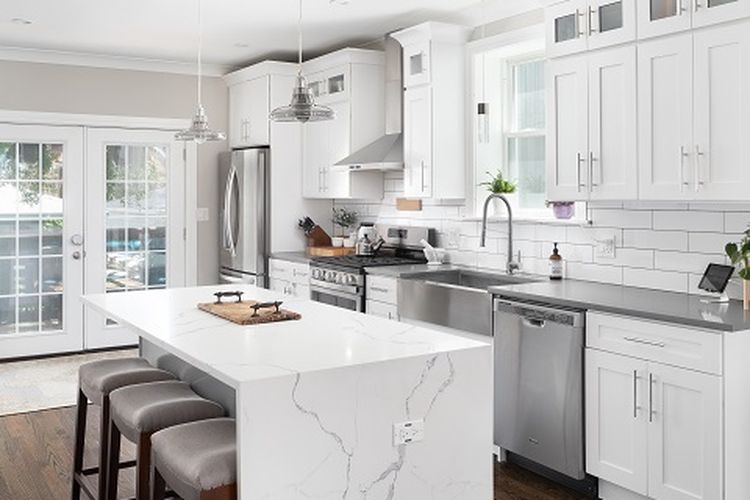 Ilustrasi dapur, ilustrasi meja dapur.