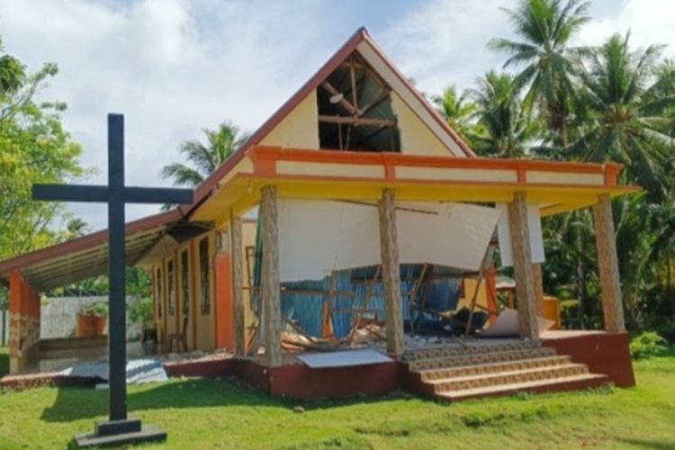 Update Gempa Sangihe M 7,7: Terjadi 40 Gempa Susulan, Puluhan Bangunan di Sulut Rusak