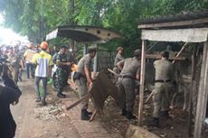 Pedagang Tanaman Hias di Jalan I Gusti Ngurah Rai Ditertibkan 