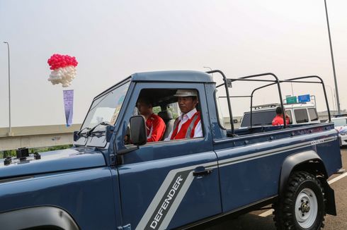 Deretan Kendaraan Presiden Jokowi Saat Meresmikan Proyek Infrastruktur