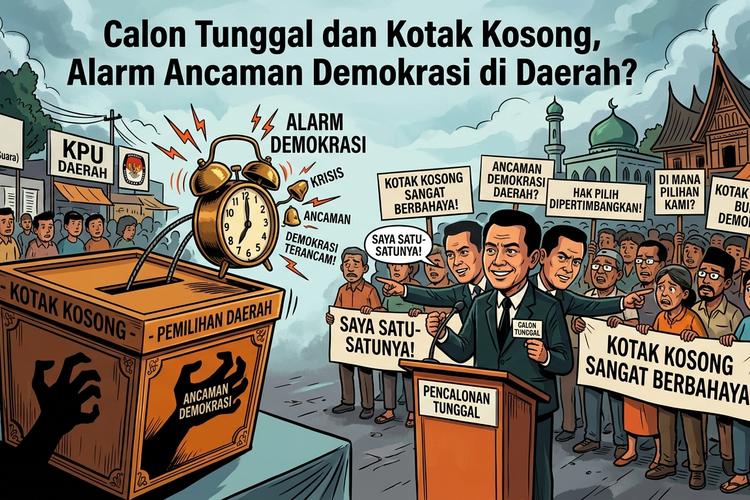 Calon Tunggal dan Kotak Kosong, Alarm Ancaman Demokrasi di Daerah?