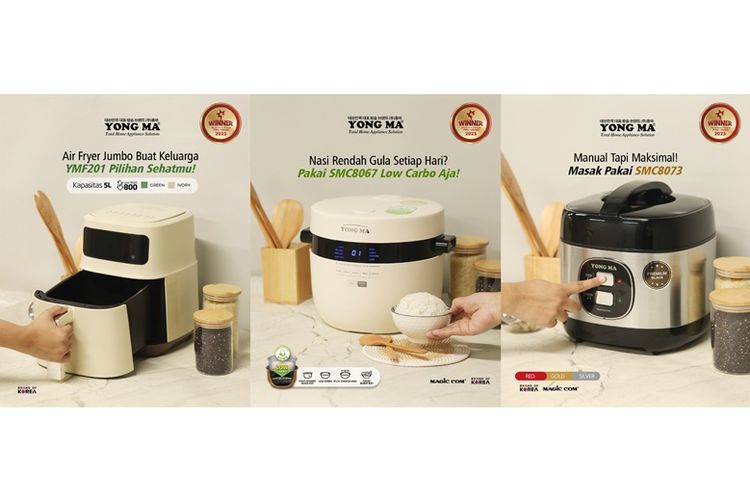 Yong Ma dikenal sebagai pelopor penanak nasi yang memadukan teknologi canggih dengan desain elegan.