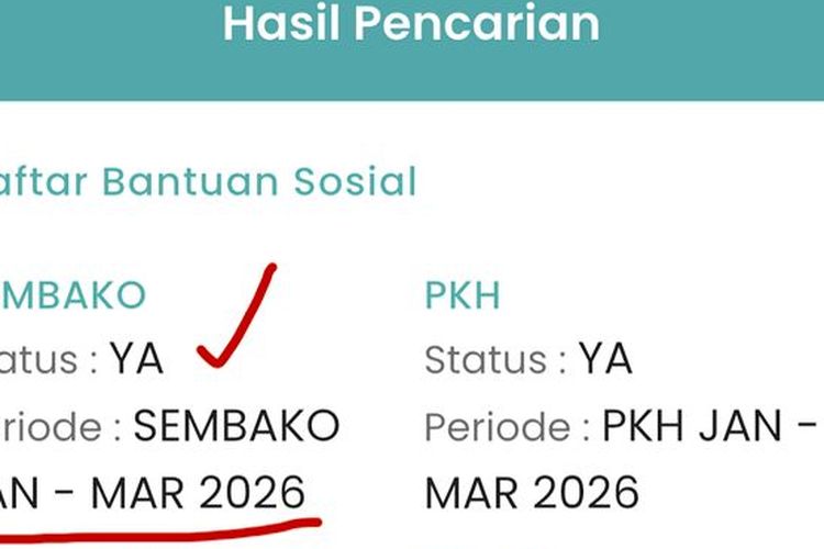 Cek Penerima Bansos Online April 2026, Masukkan NIK KTP Langsung Muncul Statusnya