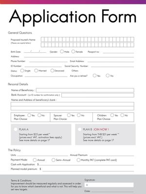 Ilustrasi application form