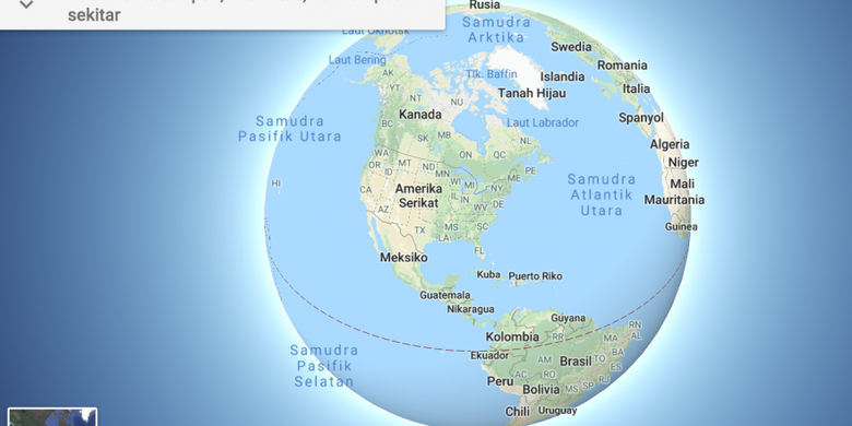 Peta dunia yang bisa di zoom