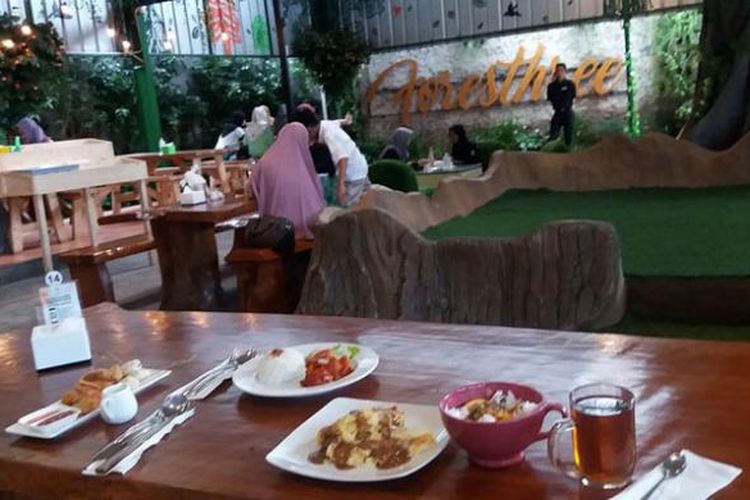 Salah satu menu di Foresthree Resto, di Bogor