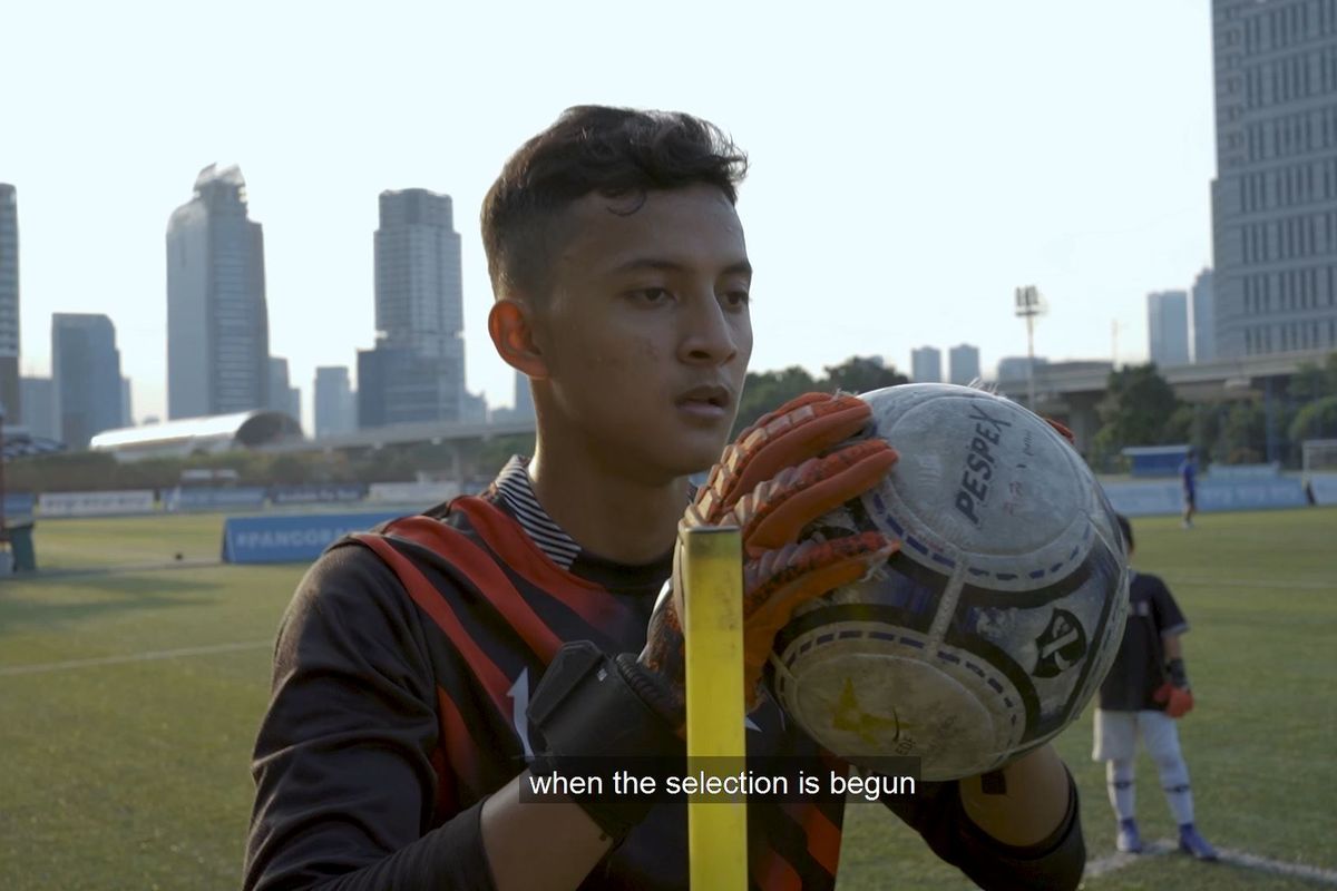 Kiper muda Djiwa Herlando adalah salah satu calon bintang masa depan dari program LaLiga EDF Academy yang telah berjalan di Indonesia sejak 2017.