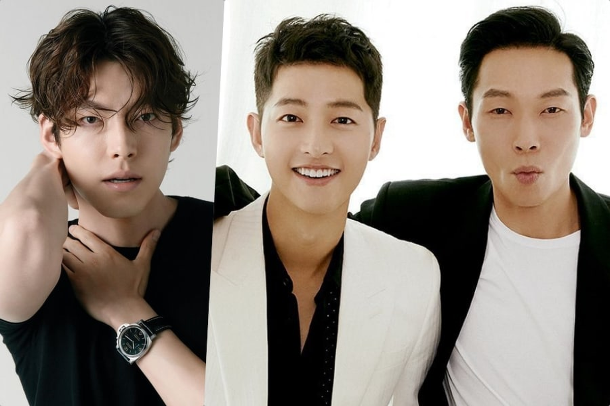 (Dari kiri) Kim Woo Bin, Song Joong Ki, Yang Kyung Won