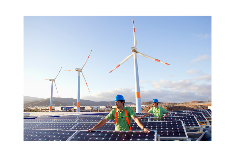 ilustrasi energi alternatif.