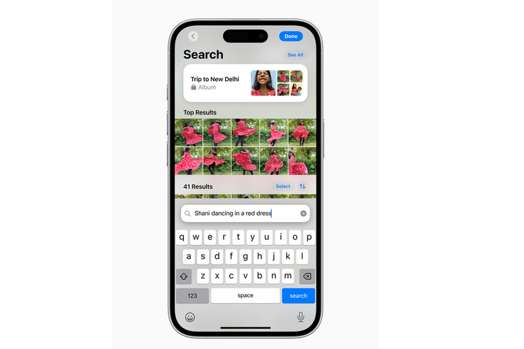 iOS 18.1 membawa Apple Intelligence yang salah satunya membuat aplikasi Photo lebih pintar. Kini, pengguna bisa mencari foto spesifik menggunakan prompt.