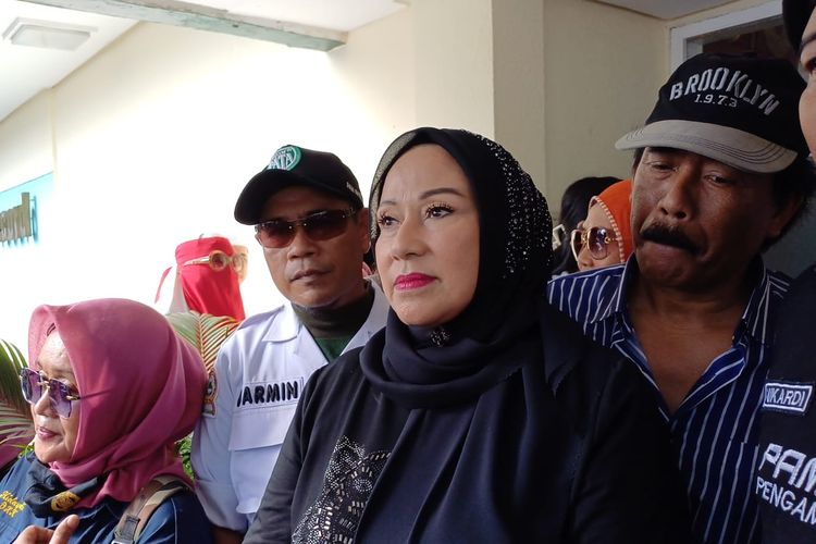 Camelia Malik saat ditemui di daerah Cilodong, Depok, Jawa Barat, Kamis (22/2/2024). 