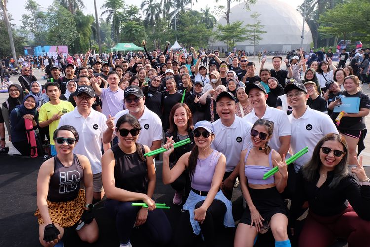 Deorex Body Odorizer menyelenggarakan festival olahraga yang bertajuk Deorex Active Buddy Fest di Jakarta (13/8/2023).