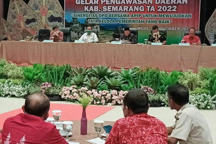 Wakil Bupati Semarang Basari membuka acara Gelar Pengawasan Daerah