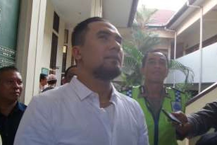 Saipul Jamil di Pengadilan Negeri Jakarta Utara, Jumat (10/6/2016).
