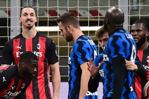 Jelang Derby della Madonnina, Ada Mural Perseteruan Lukaku-Ibrahimovic di Luar San Siro