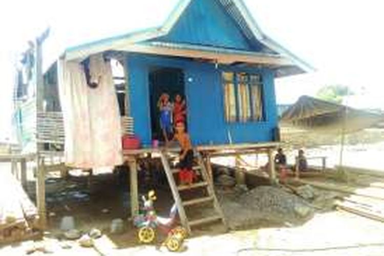 Salah satu rumah di pamukiman Kampung Wisata Komodo, Kecamatan Komodo, Kabupateng Manggarai Barat, Labuan Bajo.