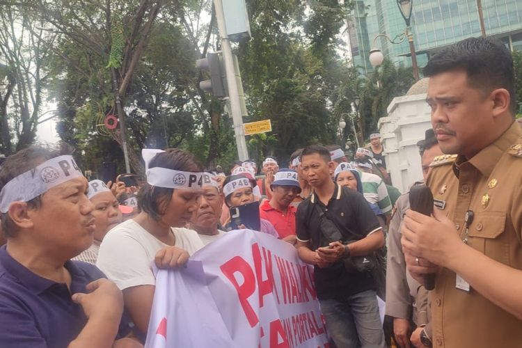 Didemo Pedagang Pasar Petisah Medan, Bobby Klarifikasi Besaran Tarif Parkir