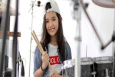 Drummer Cilik Perempuan Asal Bengkulu Siap Pecahkan Rekor Dunia