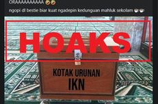 [HOAKS] Foto Kotak Sumbangan Bertuliskan "Kotak Urunan IKN"