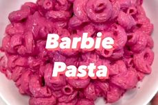 Resep 'Barbie' Pasta Berwarna Pink yang Viral di TikTok
