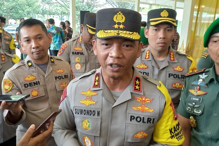 Kapolda DIY Irjen Pol Suwondo Nainggolan saat ditemui di Kompleks kepatihan, Selasa (21/11/2023)