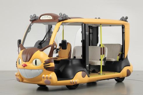 Wujudkan Imajinasi, Ada Bus Listrik Bertema Ghibli di Jepang