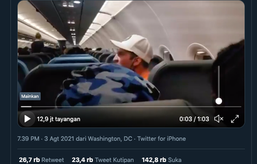 Video Viral Penumpang Minta Tolong Saat Dilakban di Kursi Pesawat ...