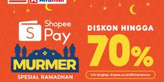 ShopeePay Gandeng Alfamart dan Alfamidi Tawarkan Promo Murmer Ramadhan