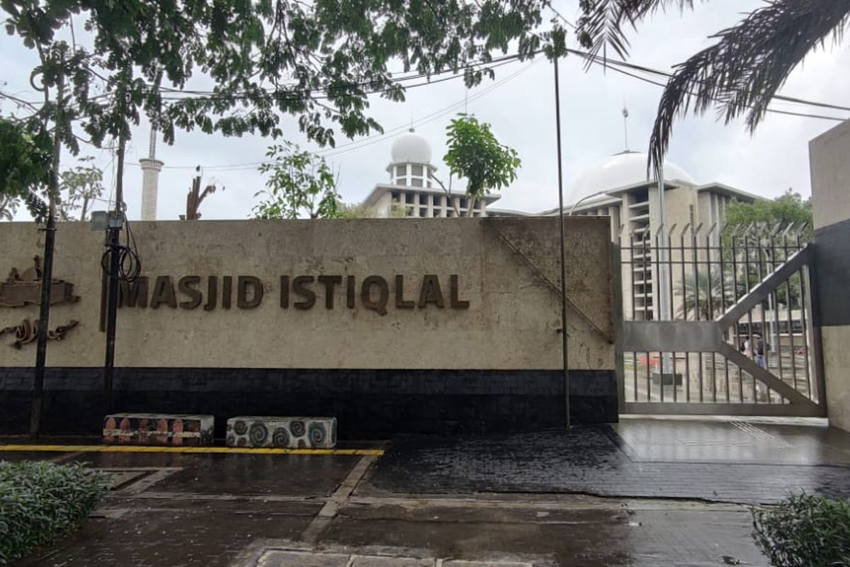 Kondisi Masjid Istiqlal setelah direnovasi, Jumat (8/1/2021).