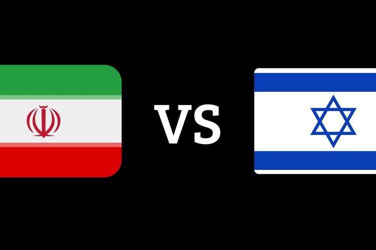 Ilustrasi konflik Iran vs Israel.
