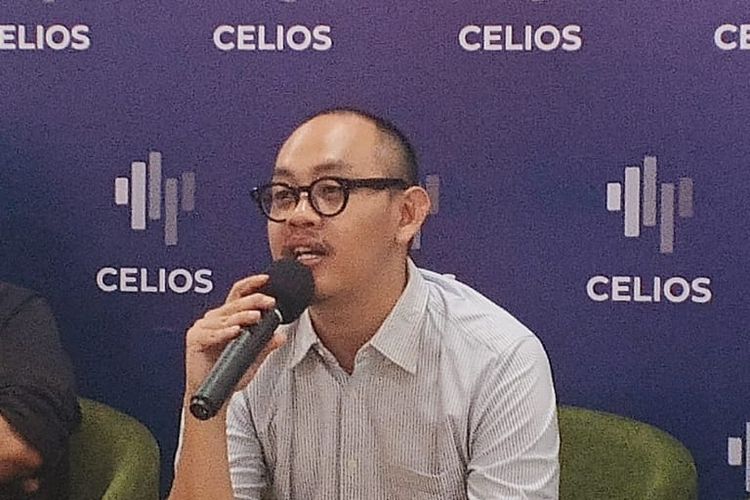 Direktur Eksekutif Center of Economic and Law Studies, Bhima Yudhistira Adhinegara dalam diskusi Polemik Harga Beras dan Kebijakan Pangan di Tengah Krisis Iklim, Selasa (16/9/2025).