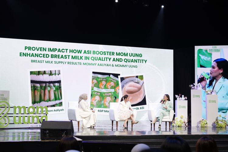 Brand lokal Mom Uung meluncurkan jurnal penelitian ilmiah yang mengungkap efektivitas ASI booster berbahan alami, Sabtu (11/10/2025).